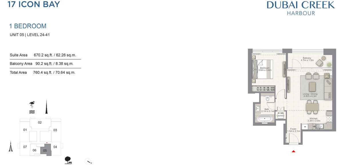 23437_1 BR, Unit 5, Level 24-41